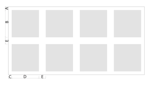 Designpanel 1200 x 2400 Mønstre G2F Q2F M2F