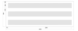 Designpanel 900 x 2400 Mønstre T3L1