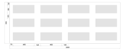 Designpanel 900 x 2400 Mønstre T3L4