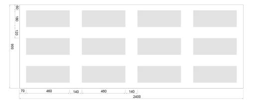 Designpanel 900 x 2400 Mønstre T3L4