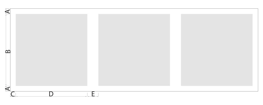 Designpanel 900 x 2700 M&oslash;nstre G1F, Q1F, M1F