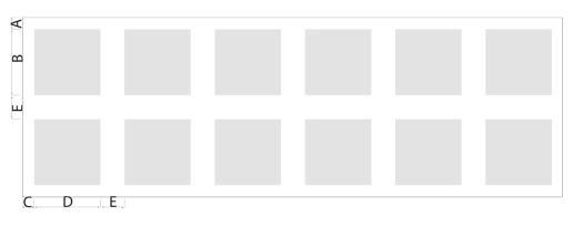 Designpanel 900 x 2700 Mønstre G2F, Q2F, M2F