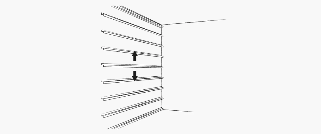 Inndeling Designpanel vegg