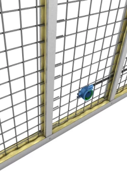Safety Wall Installasjon og isolering av vegg