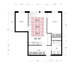 Planl&oslash;sning Designpanel 3plater