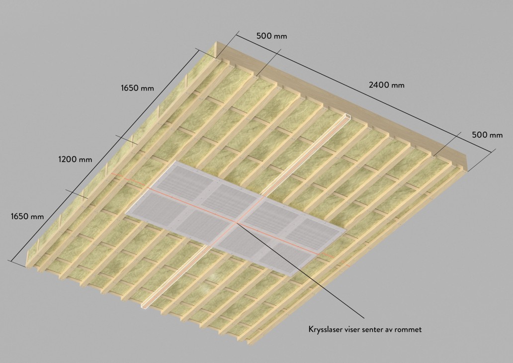 Montering av Designpanel